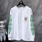 Red & Green Dagger Crest White Long Sleeve™