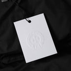 Flower Cross Pattern Black Puffer Jacket™