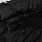 Flower Cross Pattern Black Puffer Jacket™