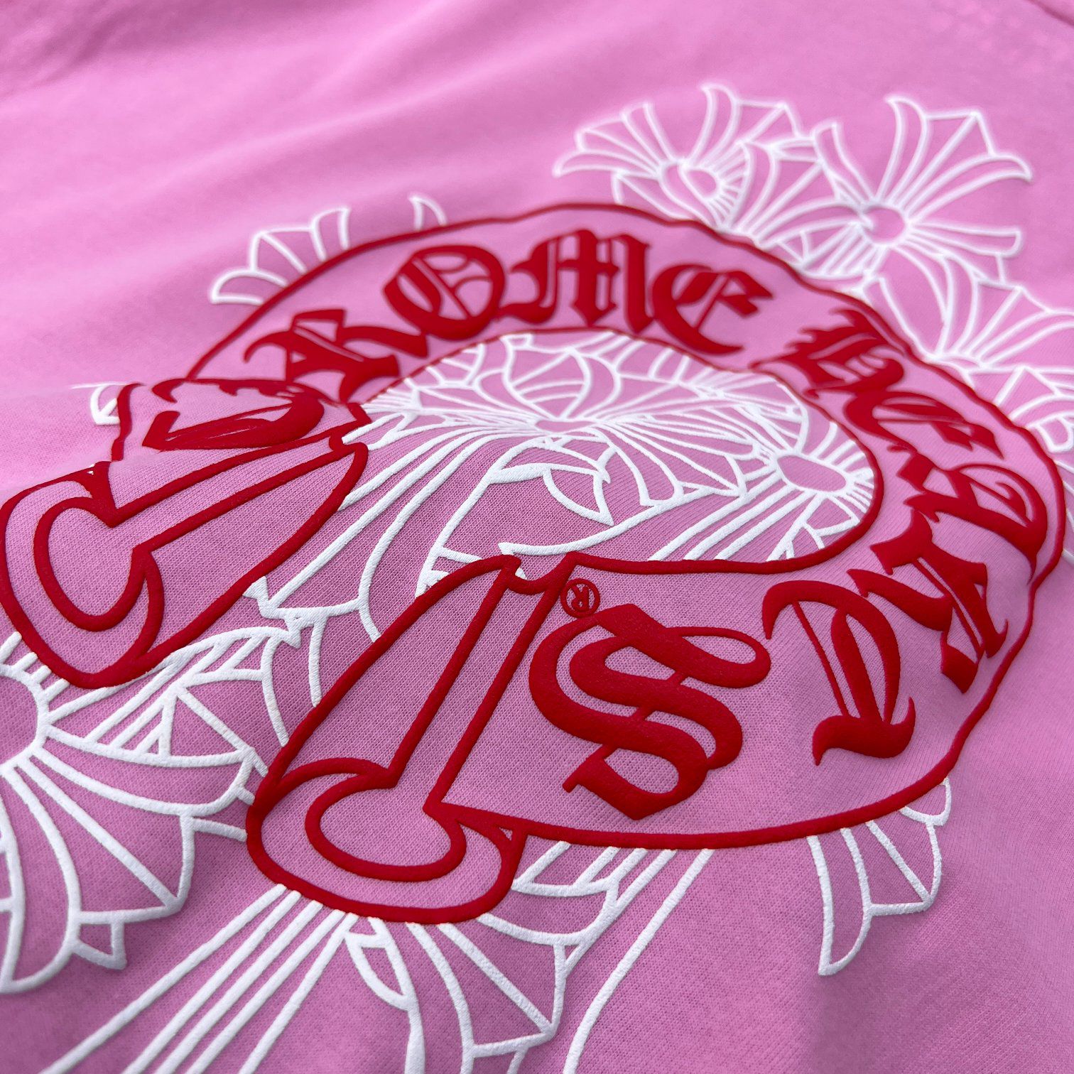 Red Horse Shoe Logo Pink Long Sleeve™