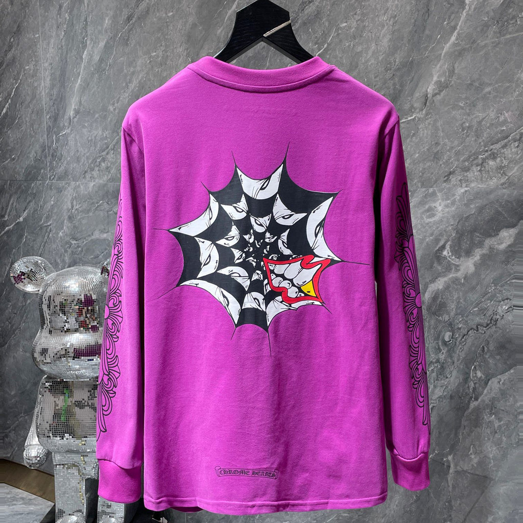 M-Boy Spider Web Pink Long Sleeve™