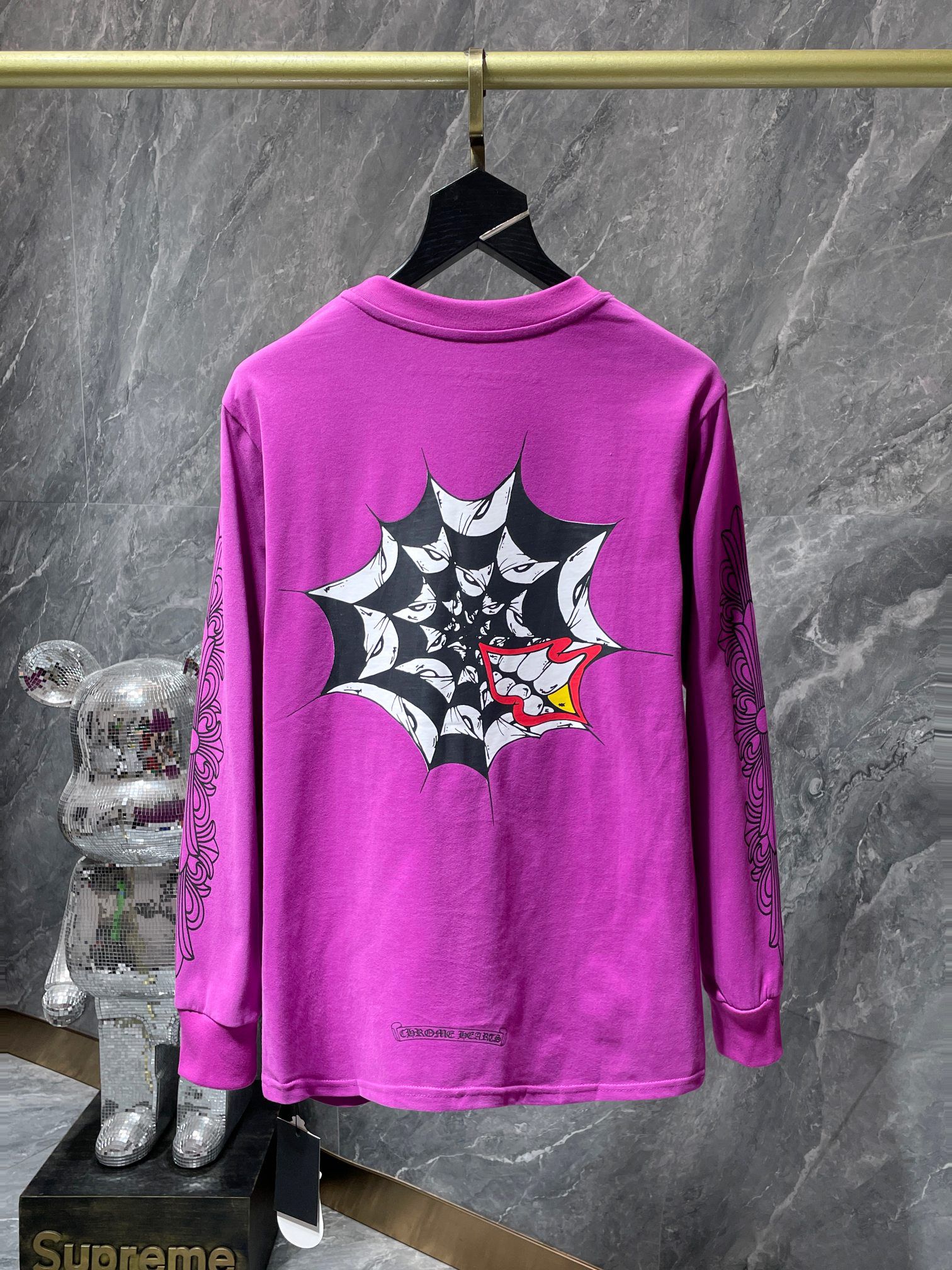 M-Boy Spider Web Pink Long Sleeve™