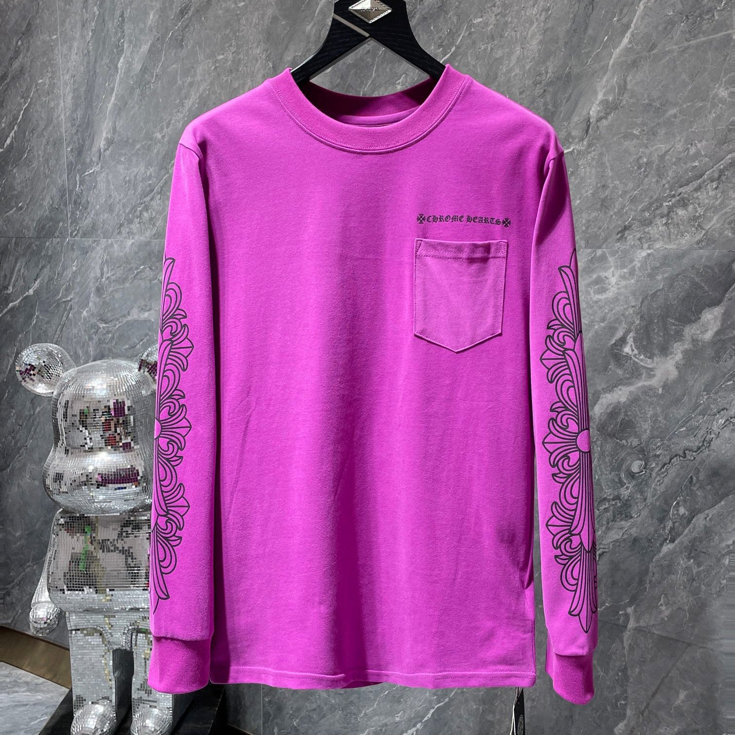 M-Boy Spider Web Pink Long Sleeve™