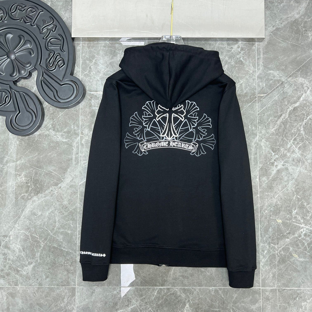 Cross Logo Black Hoodie™