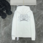 Cross Logo White Hoodie™