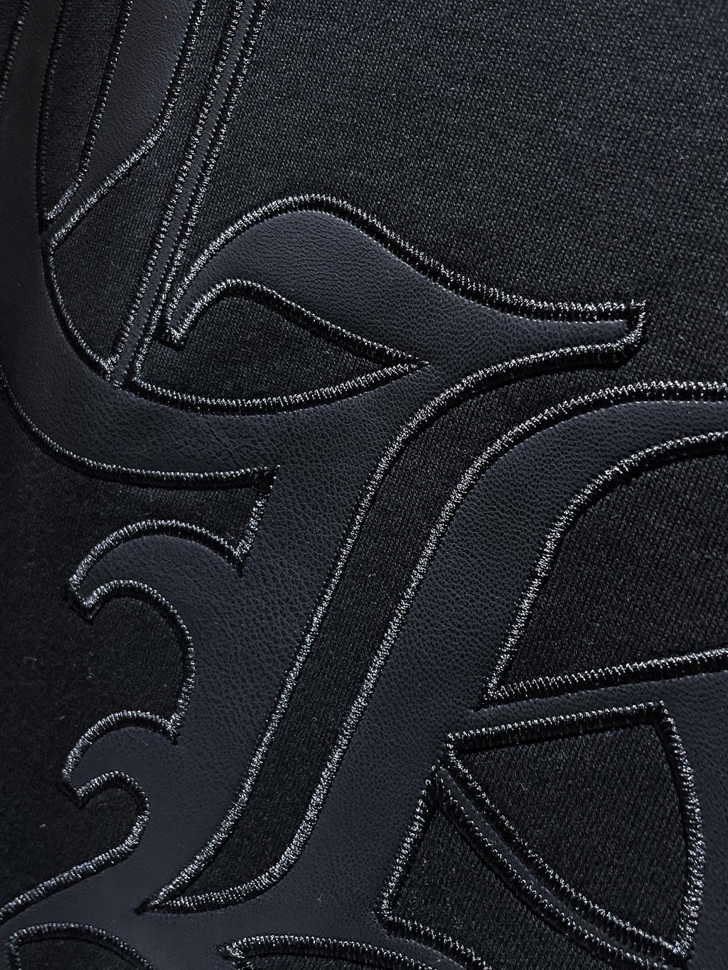 Triple Cross & Initials Logo Black Hoodie™