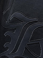 Triple Cross & Initials Logo Black Hoodie™