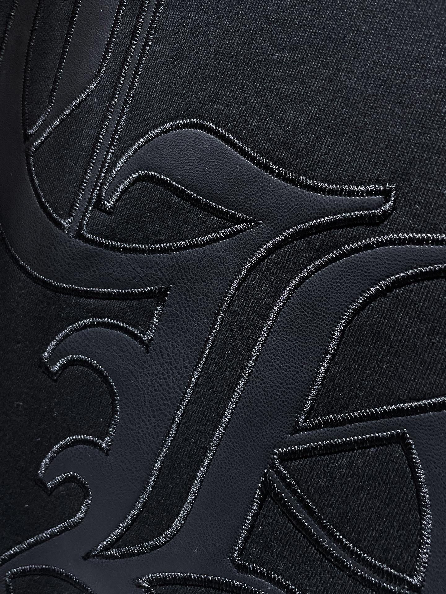 Triple Cross & Initials Logo Black Hoodie™