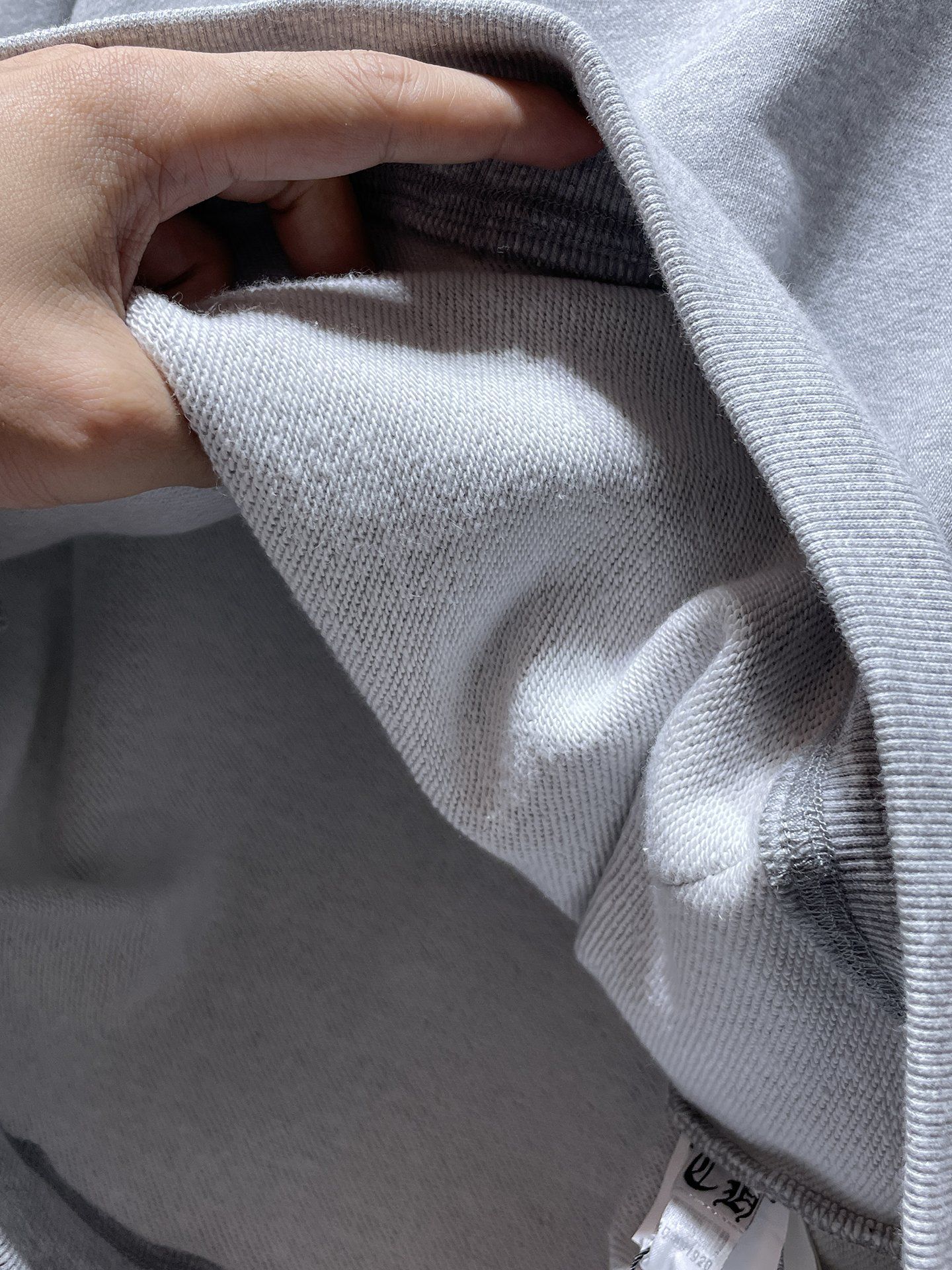 Triple Cross & Initials Logo Grey Hoodie™