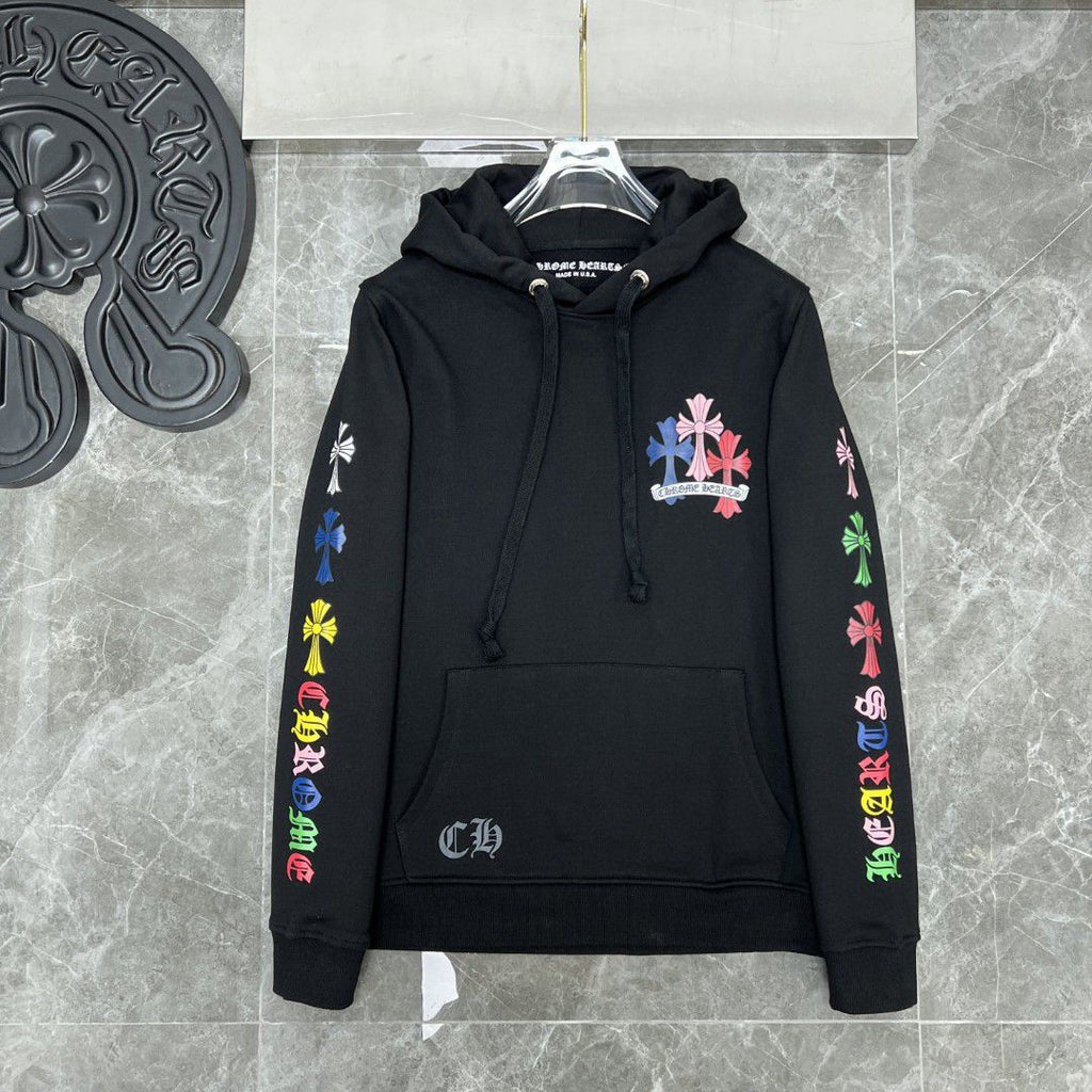 Multicolor Cross Black Hoodie™
