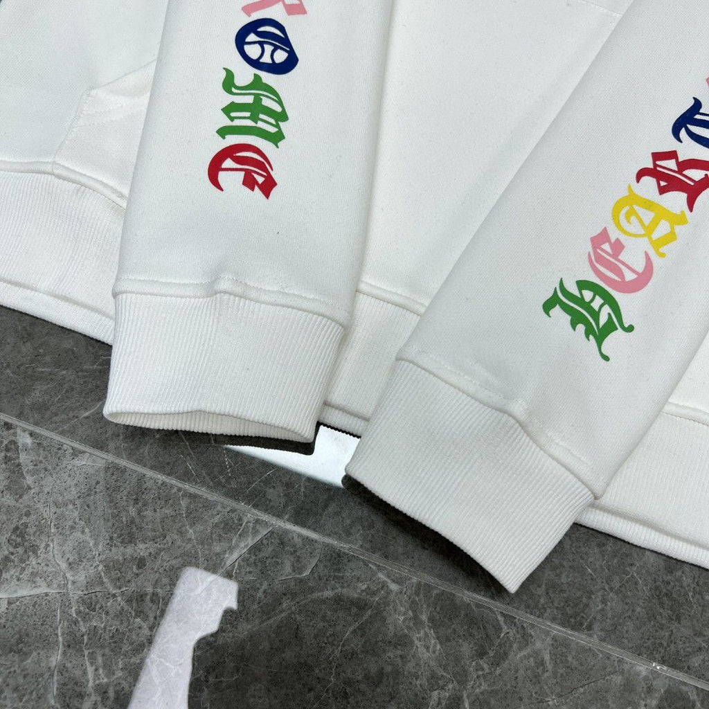 Multicolor Cross White Hoodie™