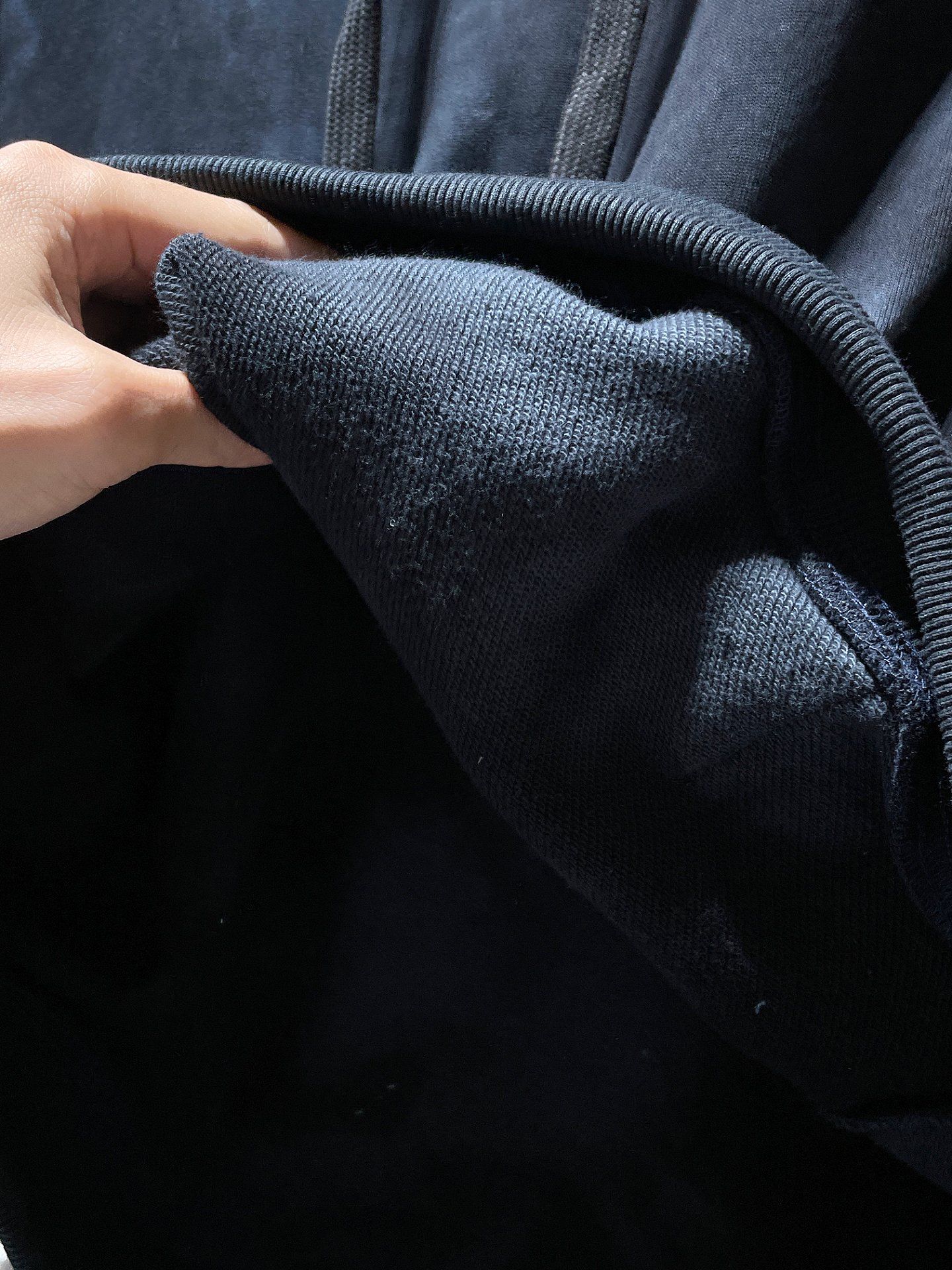 Horse Shoe Logo Dark Blue Faded Hoodie™