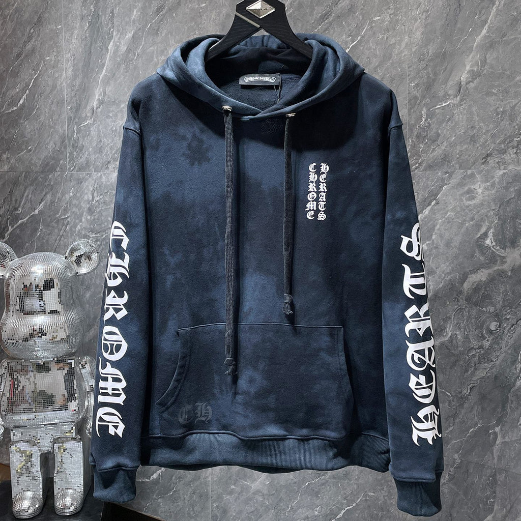 Horse Shoe Logo Dark Blue Faded Hoodie™
