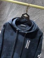 Horse Shoe Logo Dark Blue Faded Hoodie™