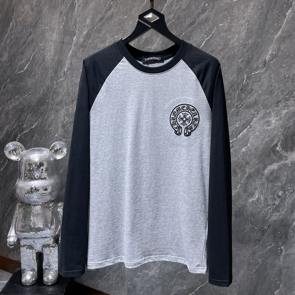 Horse Shoe Logo Grey & Black Long Sleeve™