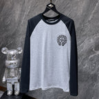 Horse Shoe Logo Grey & Black Long Sleeve™