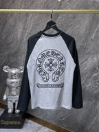 Horse Shoe Logo Grey & Black Long Sleeve™