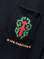 Red & Green Dagger Crest Black Long Sleeve™