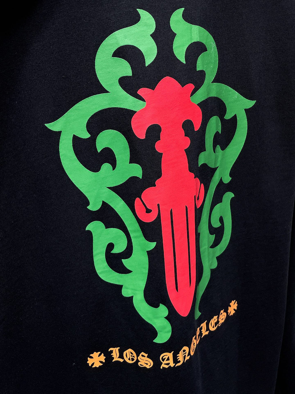 Red & Green Dagger Crest Black Long Sleeve™