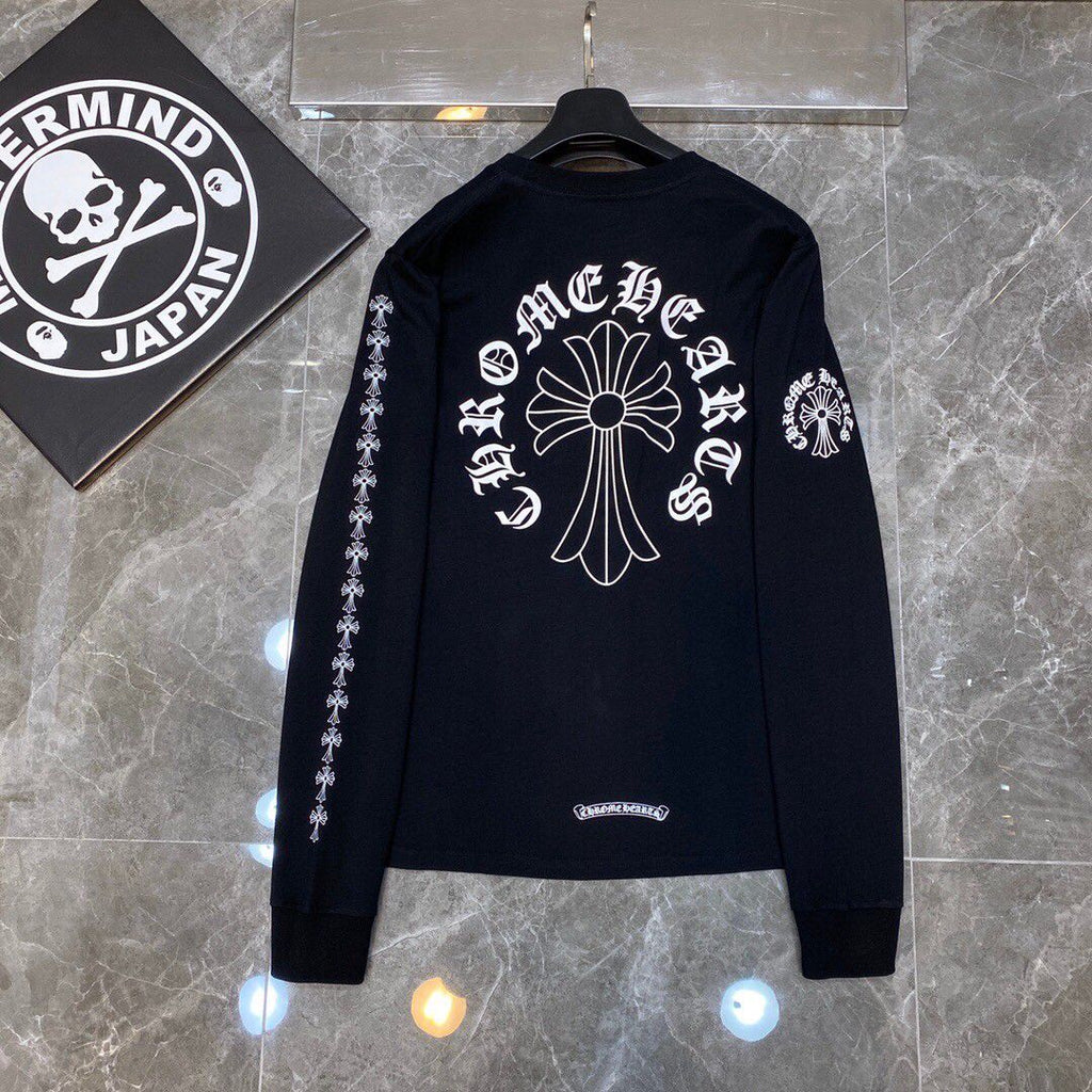 Cross Logo Black Long Sleeve™