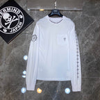 Cross Logo White Long Sleeve™