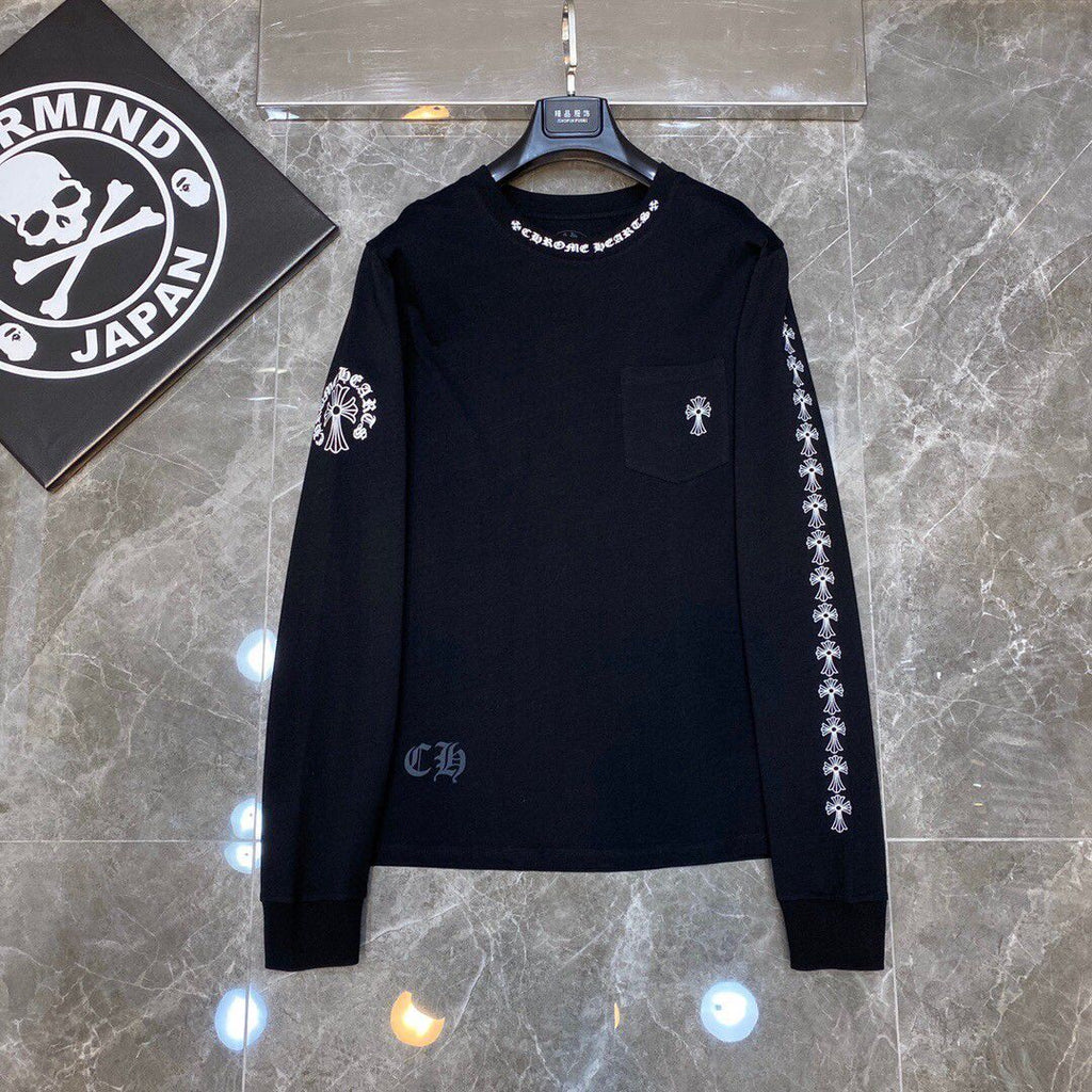 Cross Logo Black Long Sleeve™