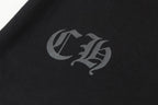 Pink Typography Collar Black Long Sleeve™