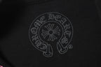 Pink Typography Collar Black Long Sleeve™