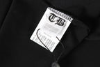 Yellow Typography Collar Black Long Sleeve™