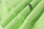 M-Boy Chain Linked Lime Green Full Zip Hoodie™