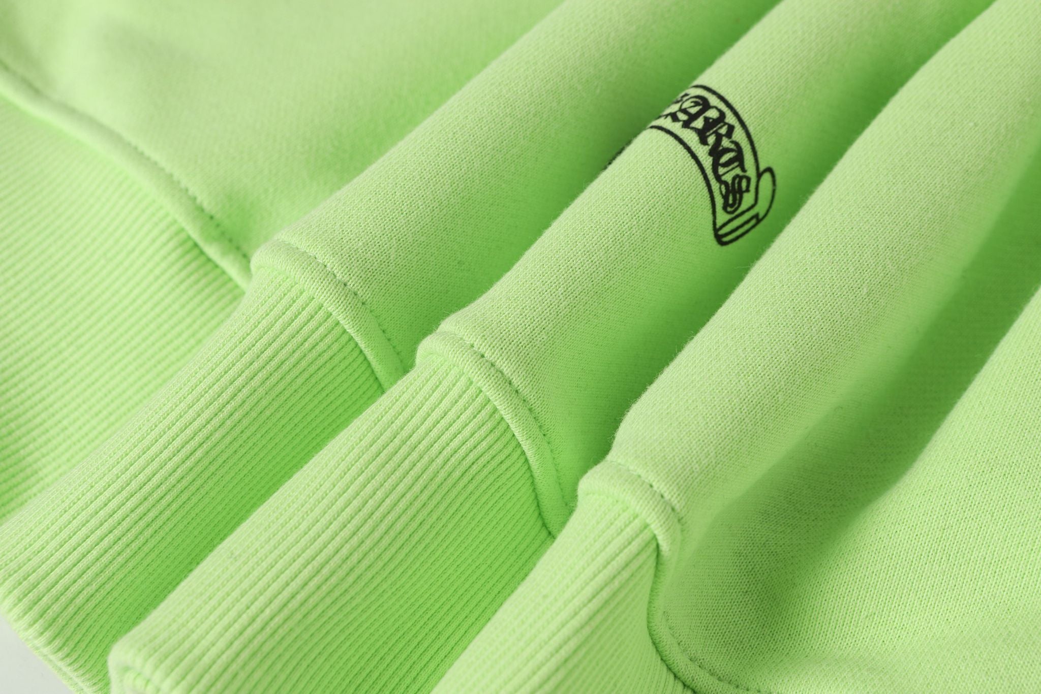 M-Boy Chain Linked Lime Green Full Zip Hoodie™