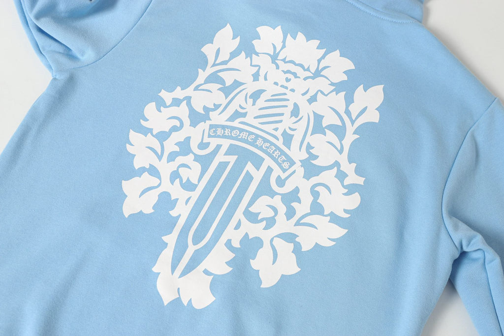White Dagger Crest Light Blue Hoodie™