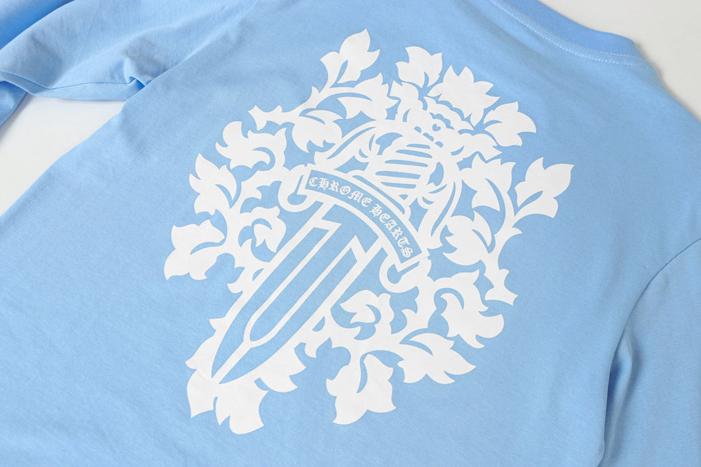 White Dagger Crest Light Blue Long Sleeve™
