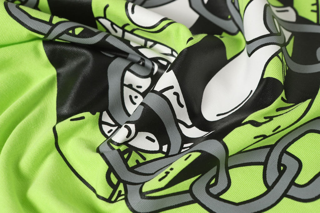 M-Boy Chain Linked Lime Green Long Sleeve™