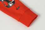 M-Boy Flames Red Full Zip Hoodie™