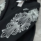 Glow in the Dark Horse Shoe Logo Black Hoodie™