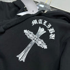 Glow in the Dark Horse Shoe Logo Black Hoodie™