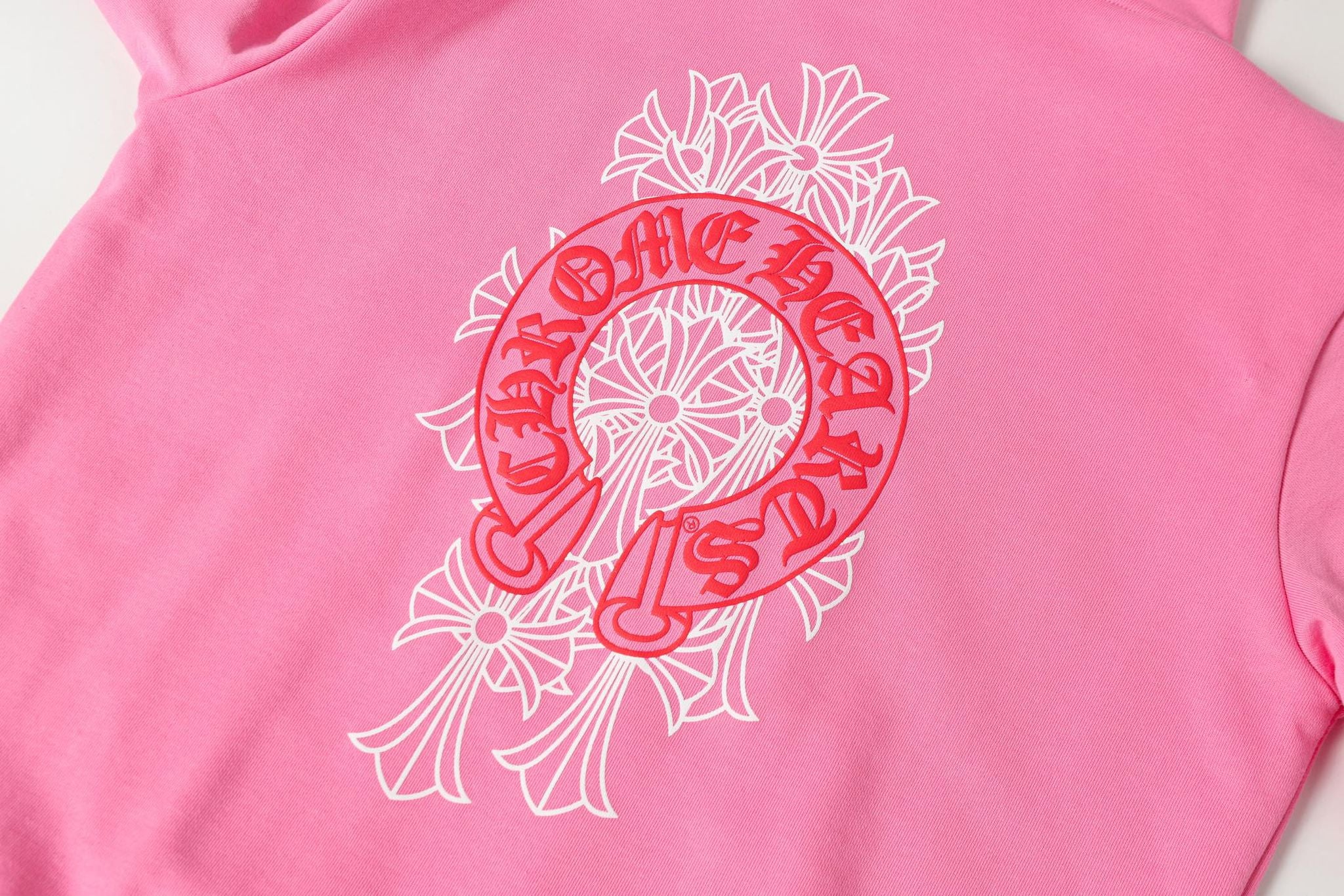 Red Horse Shoe Logo Pink Hoodie™