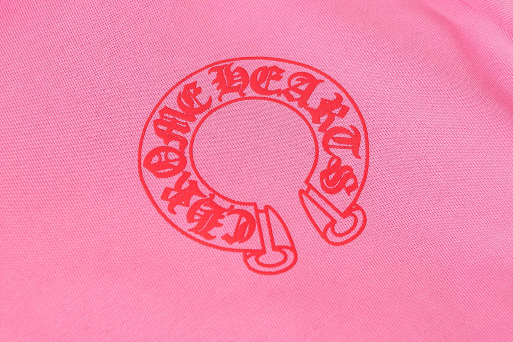 Red Horse Shoe Logo Pink Hoodie™