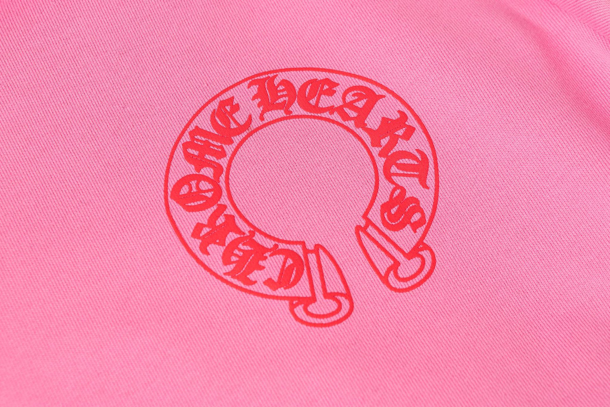 Red Horse Shoe Logo Pink Hoodie™