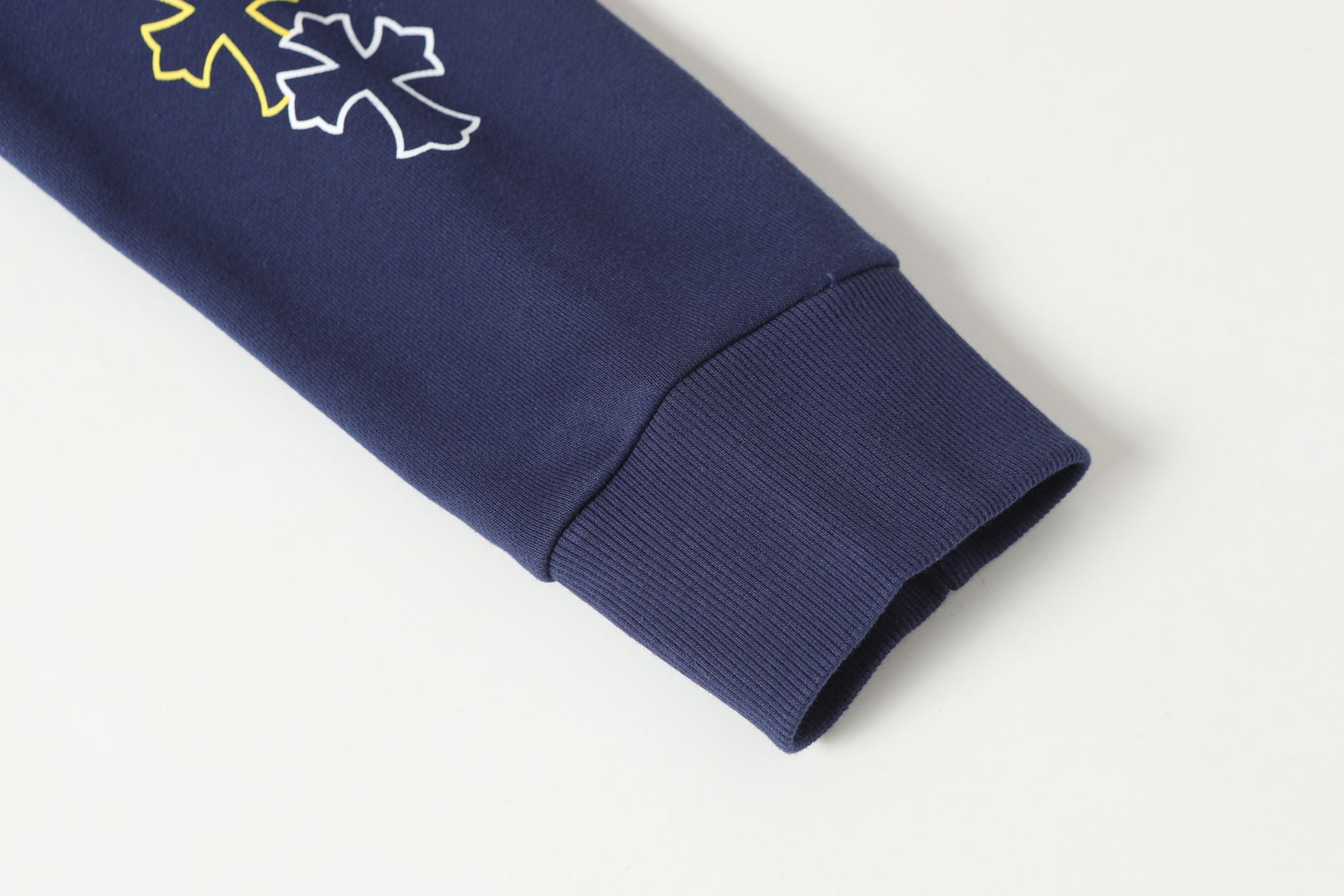 Yellow Cross Symbol Navy Hoodie™