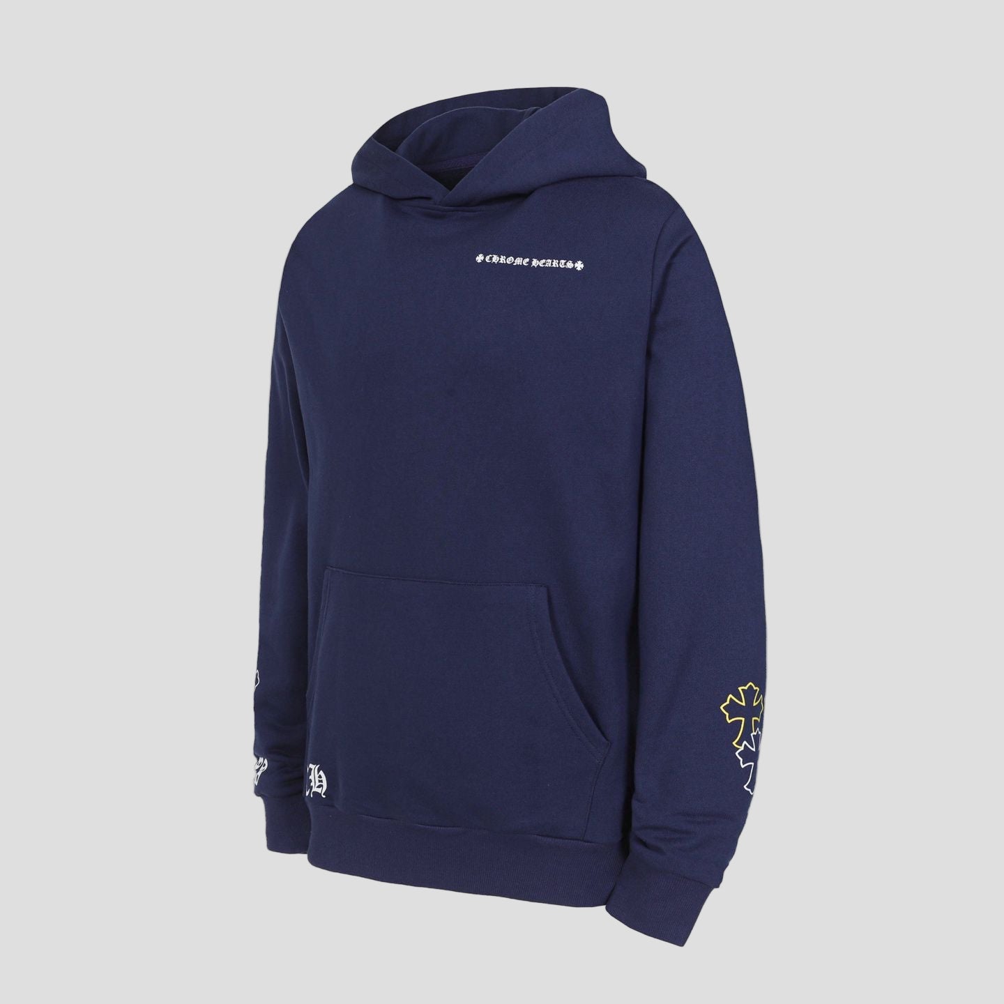 Yellow Cross Symbol Navy Hoodie™