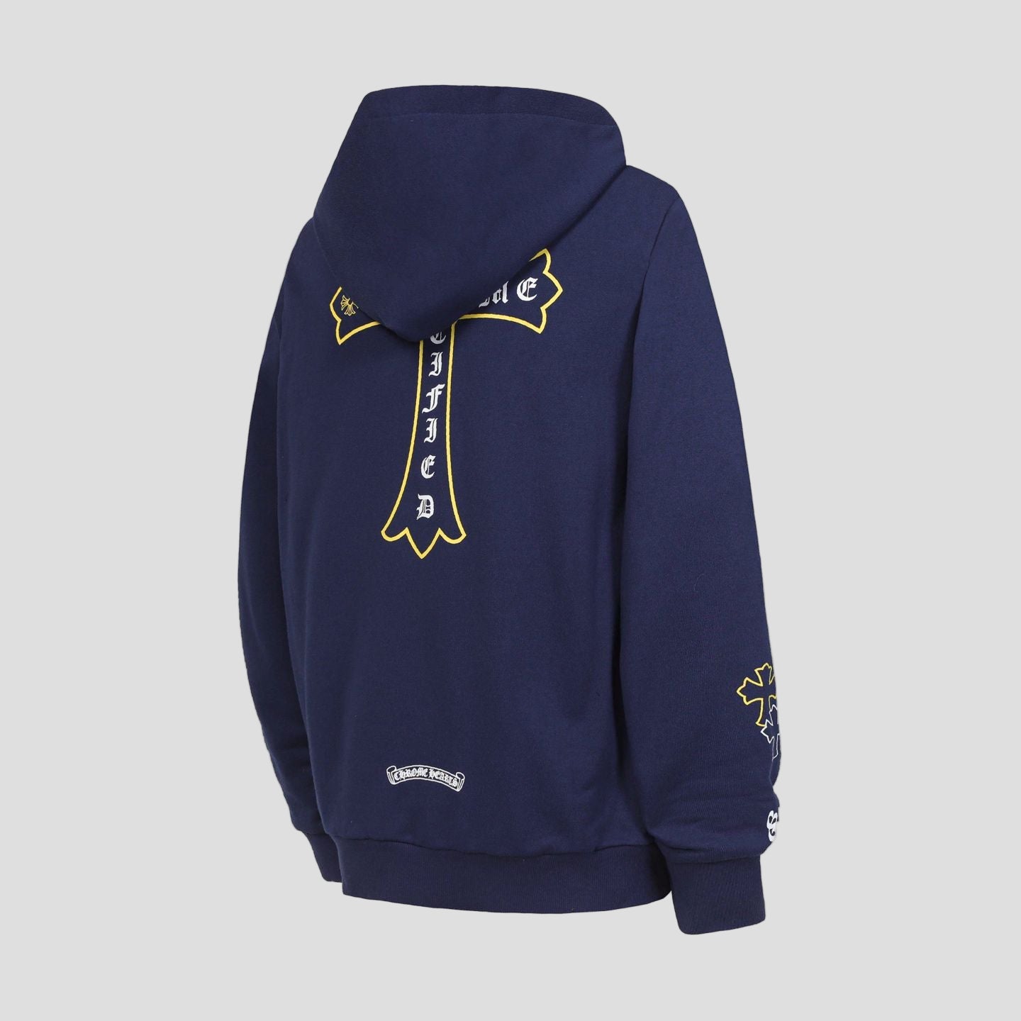Yellow Cross Symbol Navy Hoodie™