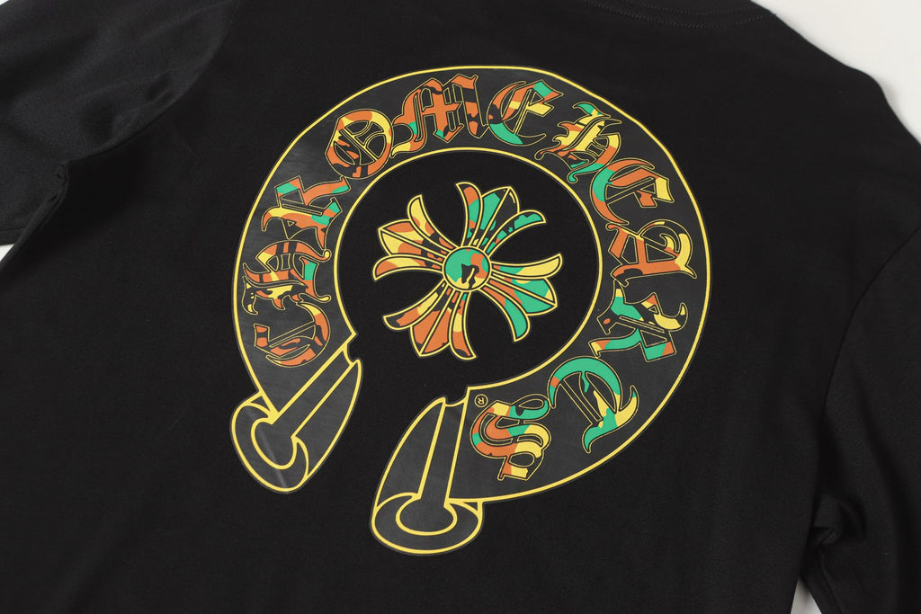 Camo Horse Shoe Logo Black Long Sleeve™