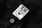 Grey Dagger Crest Black Full Zip Hoodie™