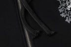 Grey Dagger Crest Black Full Zip Hoodie™