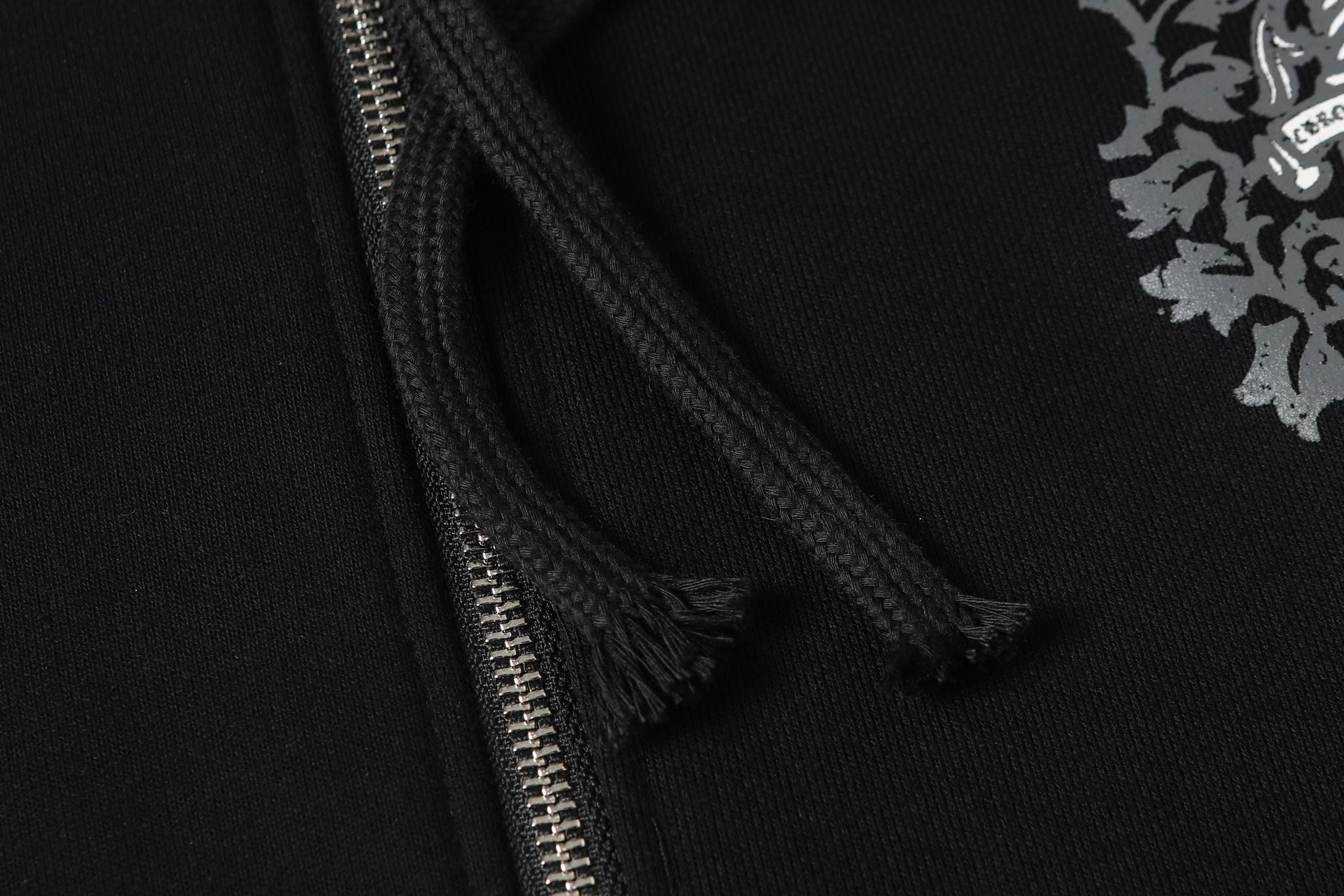Grey Dagger Crest Black Full Zip Hoodie™