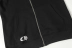 Grey Dagger Crest Black Full Zip Hoodie™