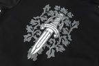 Grey Dagger Crest Black Full Zip Hoodie™