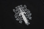 Grey Dagger Crest Black Full Zip Hoodie™